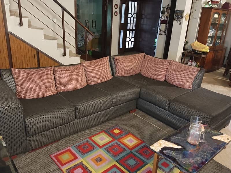 sofa set L shaped 6 seater 0