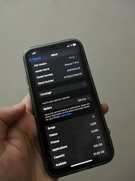 IPHONE 11PRO 256GB NON PTA 8