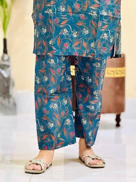 2 pc stitched embroidered lawn shirt and trouser 1