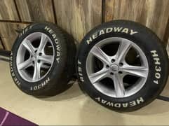 Alloy Rims with tyres