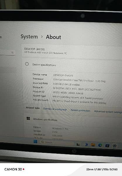 hp probook 440 G10 i7 13th gen 8