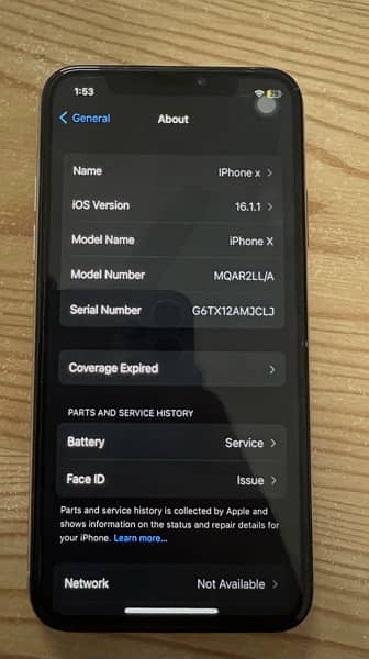 IPhone X 64 Jb factory Unlock 2