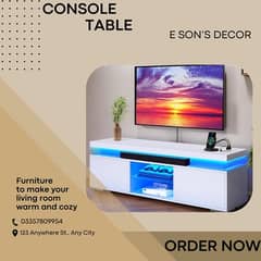 E son’s console table for upto 65 inches led Tv