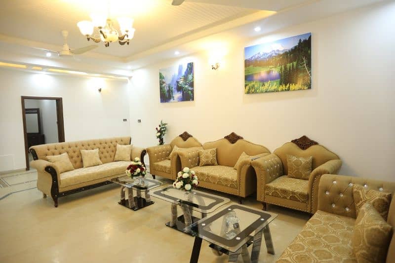 fully furnished ground portion for rent in bahria Town rawalpindi 3