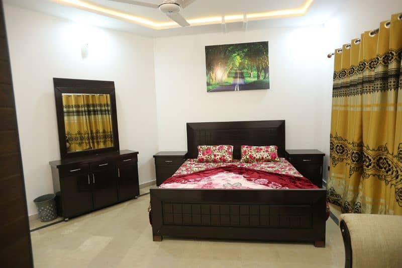 fully furnished ground portion for rent in bahria Town rawalpindi 4