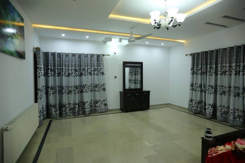 fully furnished ground portion for rent in bahria Town rawalpindi 10