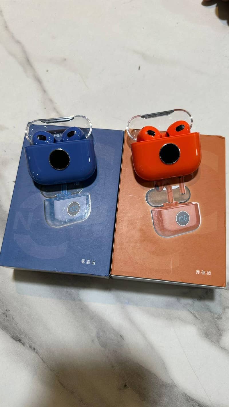 Color: Orange, Blue ,  1 Pcs Airpods 1