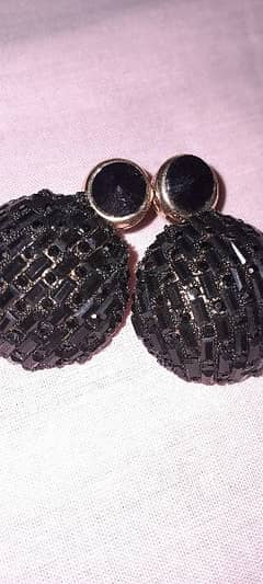 Black earrings