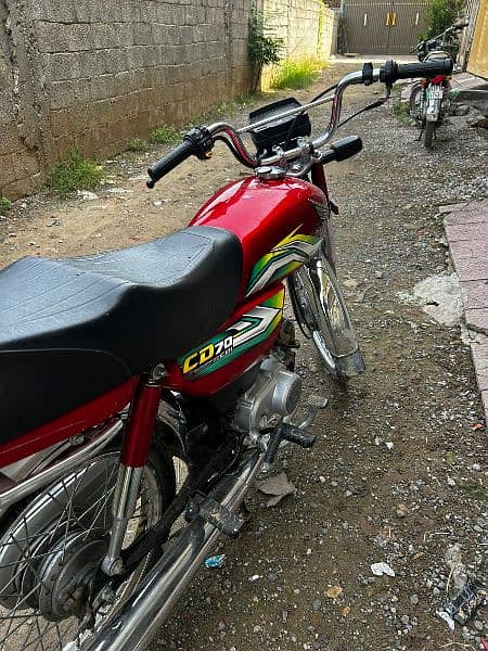 honda cd 70 red colour best price full genuan condition 5