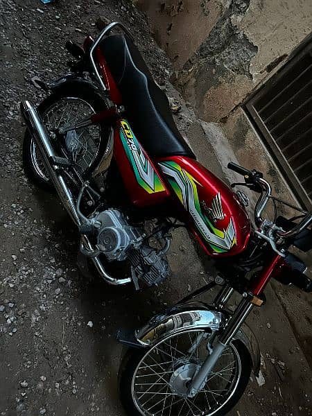 honda cd 70 red colour best price full genuan condition 6