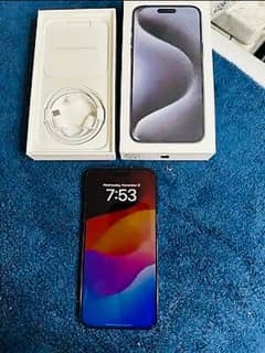 I phone 15 pro max non pta Jv 512gb Lla Battery Health 99