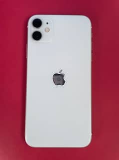 iphone 11 white 64gb dual physical  Approved with box