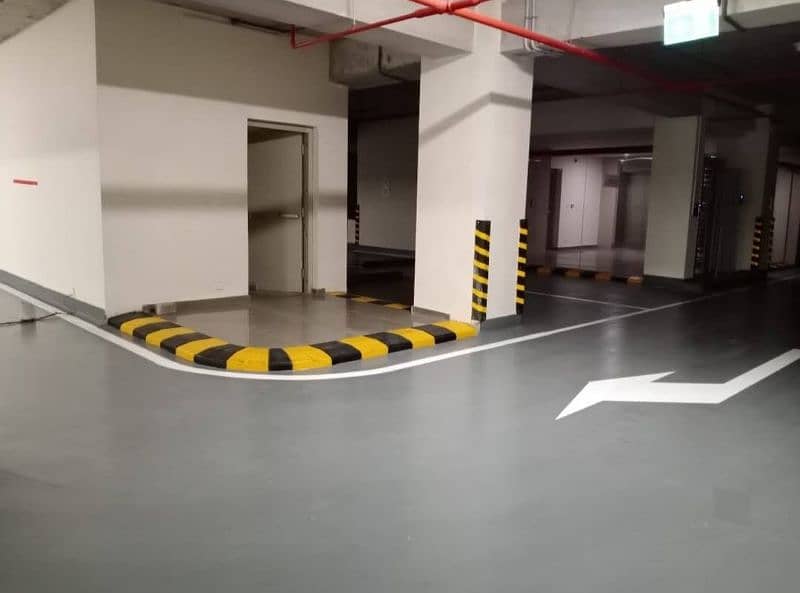 epoxy coating car parking  Rs 180 9