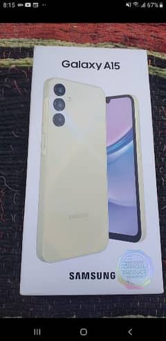 Samsung galaxy A 15 new Mobil 6-128