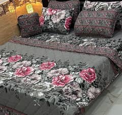 7 Pic Cotton Salonica Printed Comfoter Set