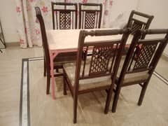 dining table with 6 chairs