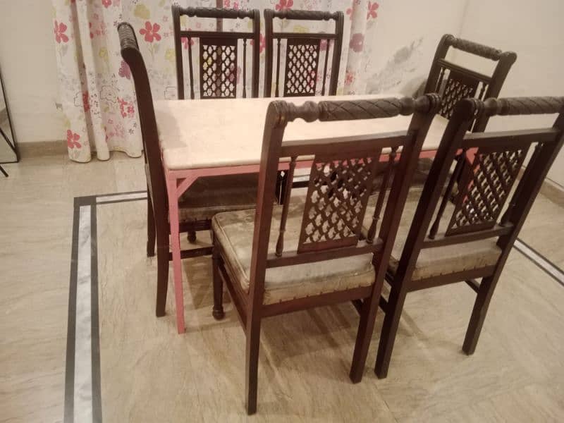 dining table with 6 chairs 0