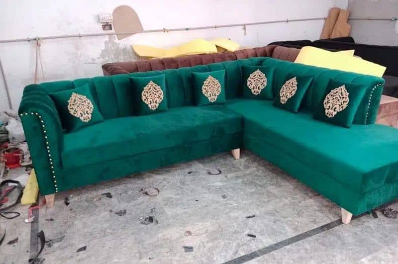 LIFE TIME FOAM QUALITY L SHAPE CORNER SOFA SET ONLY 34999 SALE SALE 0