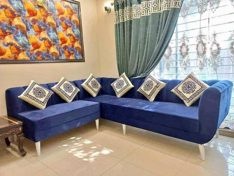 LIFE TIME FOAM QUALITY L SHAPE CORNER SOFA SET ONLY 34999 SALE SALE 3