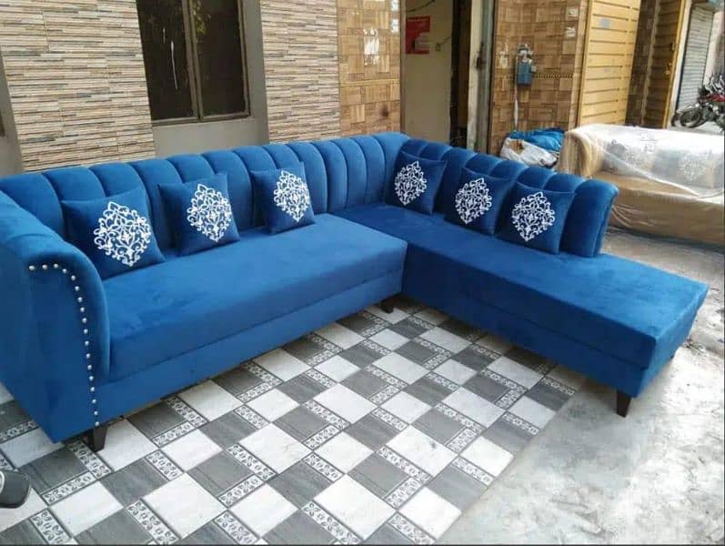 LIFE TIME FOAM QUALITY L SHAPE CORNER SOFA SET ONLY 34999 SALE SALE 12