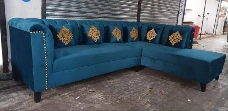 LIFE TIME FOAM QUALITY L SHAPE CORNER SOFA SET ONLY 34999 SALE SALE 14