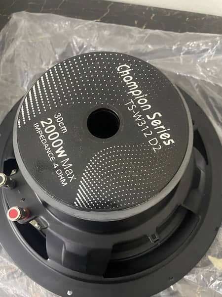 Champion series TS-W312 D2 Subwoofer 12"inche 2000W 1