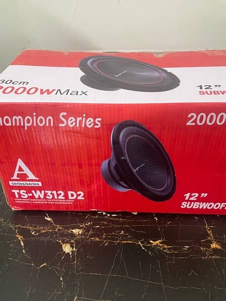 Champion series TS-W312 D2 Subwoofer 12"inche 2000W 9