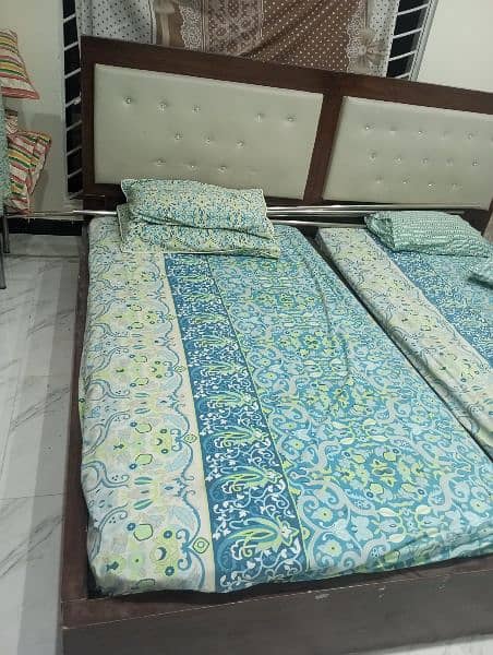 2 Beds with mattresses for 60000 2