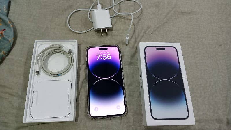 Iphone 14 Pro Max deep purple 256gb non PTA dual physical sim 2