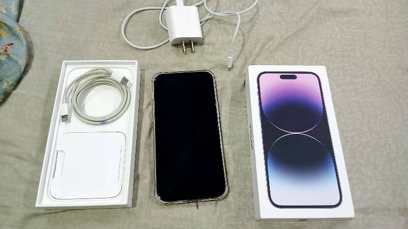 Iphone 14 Pro Max deep purple 256gb non PTA dual physical sim 6