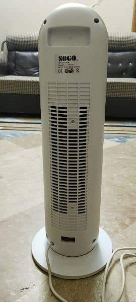 JPN-75 Sogo Ceramic Tower Fan Heater (2200W) White 1