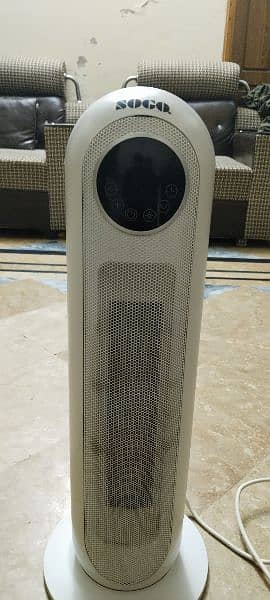 JPN-75 Sogo Ceramic Tower Fan Heater (2200W) White 3