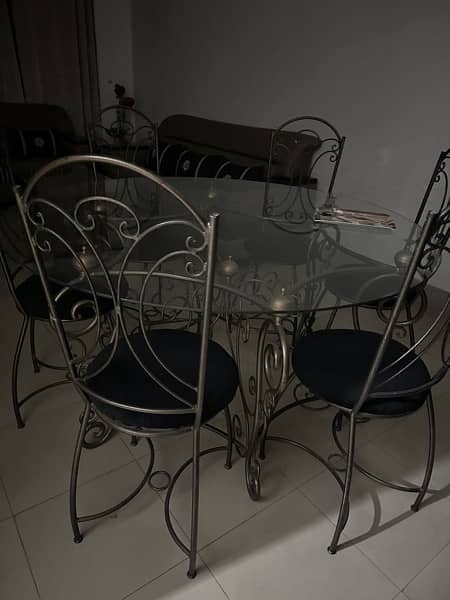 Dining table for 6 ( Wrought Iron ) 0