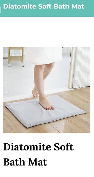 Bathroom Mat/Diatomite Soft Bathroom Mat/Mat/Quality Mat in Faisalabad 1