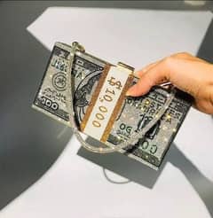 Dollar Clutch