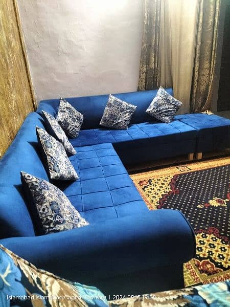 7 Seater New Brand Sofa. . only One Week Used 1