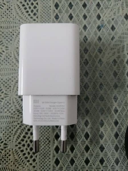 Xiaomi 20 watt pd adapter with 100 watt  pd cable 0