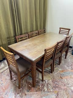 8 chair dining table with glass top