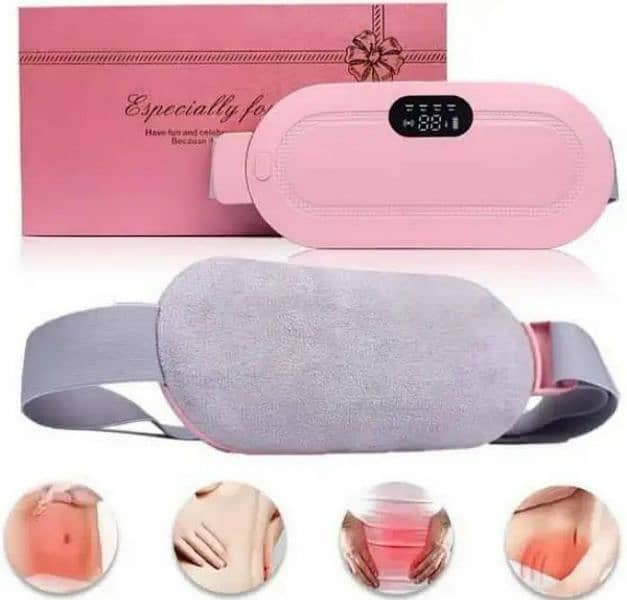 period pain relief massager / period cramps relief belt heating pad 0