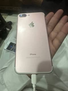 iphone 7plus pta approved 256gb all ok golden colour 10/10 bh/100