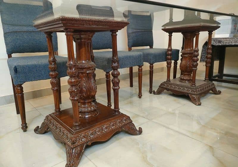 Chinioti style diyar wood dining table for sale 1