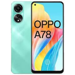 oppo A 78 brand new box pack mob for sale warranty non active