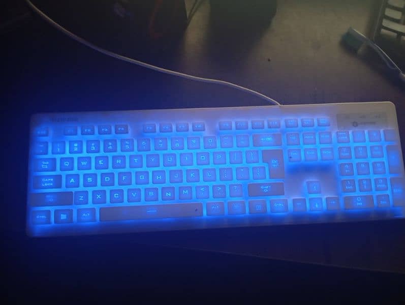 Gaming Keyboard RGB, waterproof, washable keyboard, 3 RGB COLORS, 1