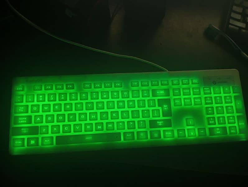 Gaming Keyboard RGB, waterproof, washable keyboard, 3 RGB COLORS, 2