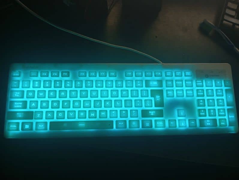 Gaming Keyboard RGB, waterproof, washable keyboard, 3 RGB COLORS, 3