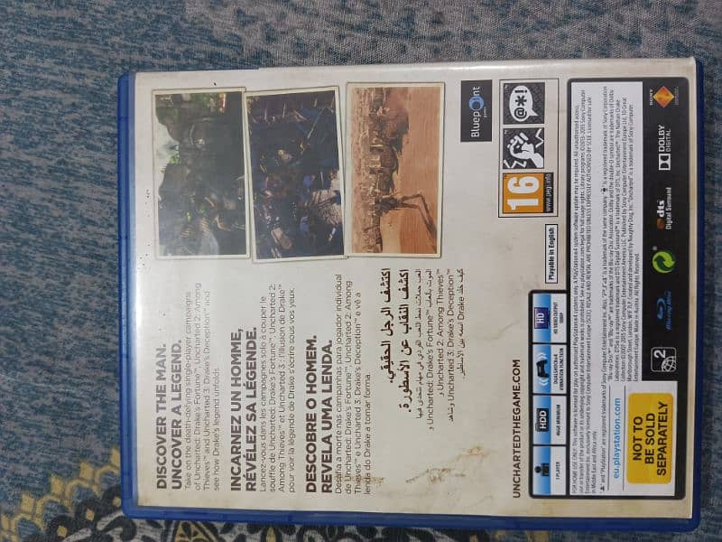 UNCHARTED (NATHAN DRAKE COLLECTION) PS4 GAME 1