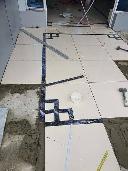 plaster, Tile and marbal work 1