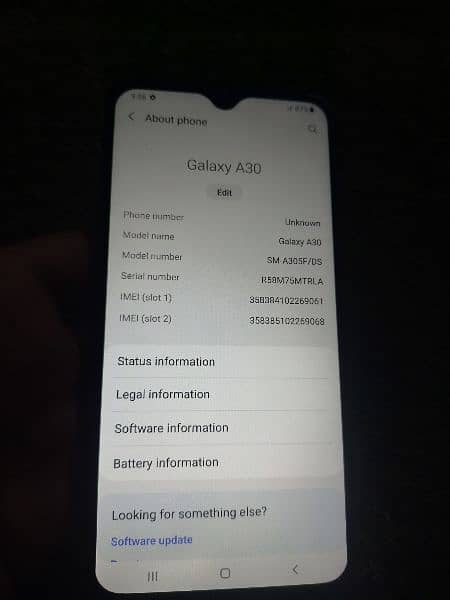 Samsung A30 4/64 with box officially dual sim approve 1