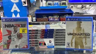 Brand New UNCHARTED COLLECTION & NBA 2k18 OFFER PRICE