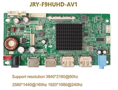 Monitor Driver Board JRY-F9HUHD-AV1 4k@60Hz, 2k@165Hz, 1080p@240Hz